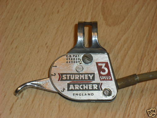 sturmey archer 3 speed trigger shifter