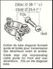 Huret #2304/2308 shifter cable stops