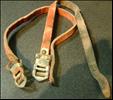 Alfredo Binda toe straps (ribbed metal roller