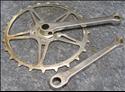 BSA (flat crankarm, relieved 5 point crankarm