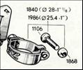 Huret #1840 downtube clamp shift lever (singl