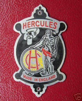 Decals Transfers 07133 Hercules Bicycle Head Badge Stickers